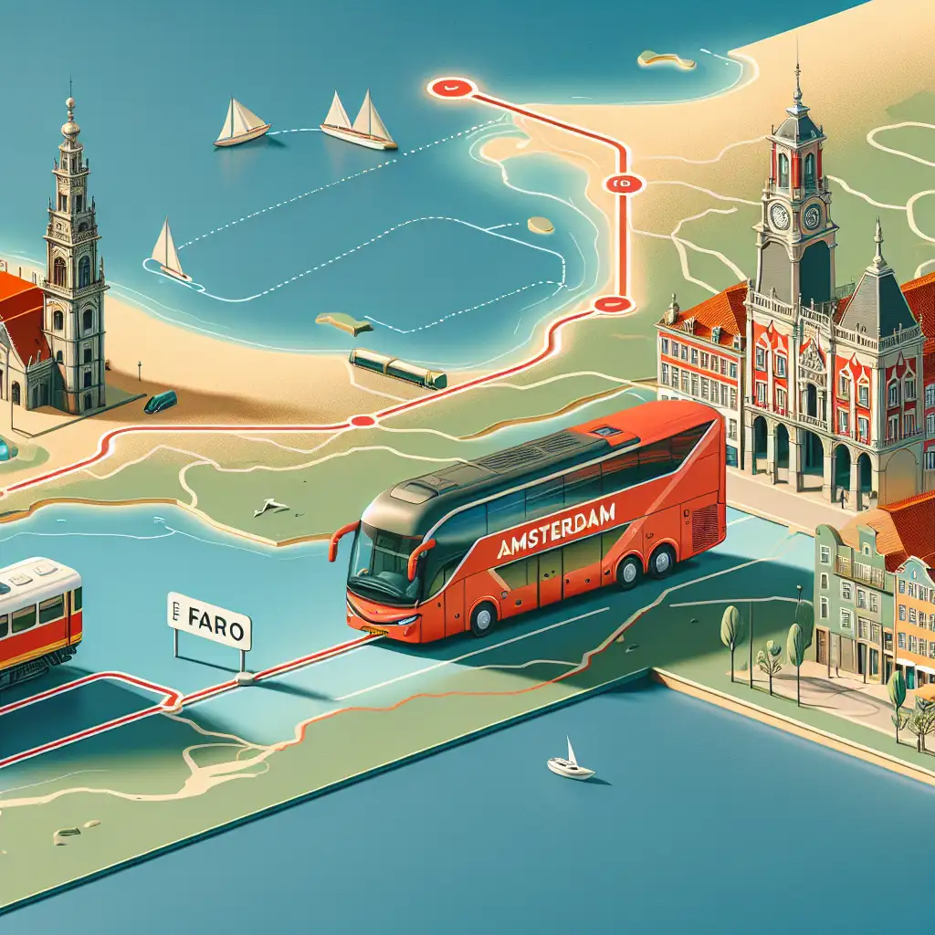 Hoe lang is het vanaf Amsterdam met de bus of trein naar Faro? Ontdek hier!