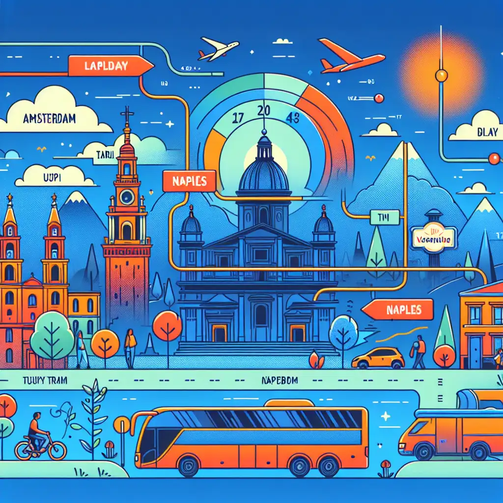 Hoe lang is het vanaf Amsterdam met de bus of trein naar Napels? Ontdek reistijden!