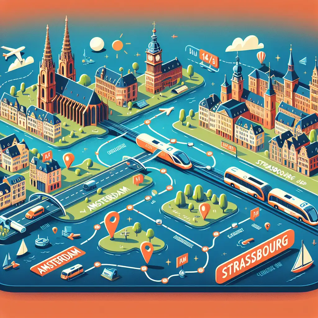 Hoe lang is het vanaf Amsterdam met de bus of trein naar Straatsburg? Ontdek het nu!