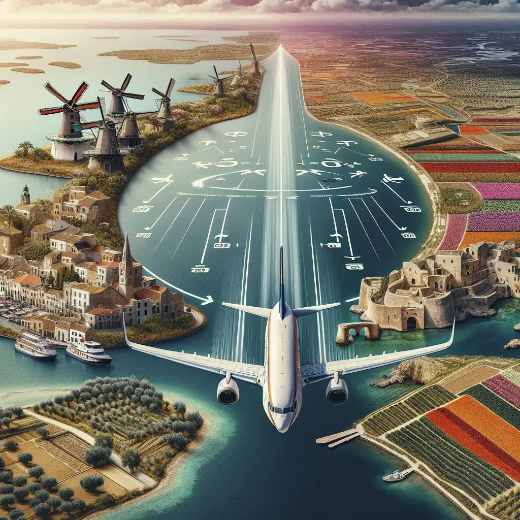 Hoe lang vlieg je van Amsterdam naar Salento (Italië)? Ontdek het!