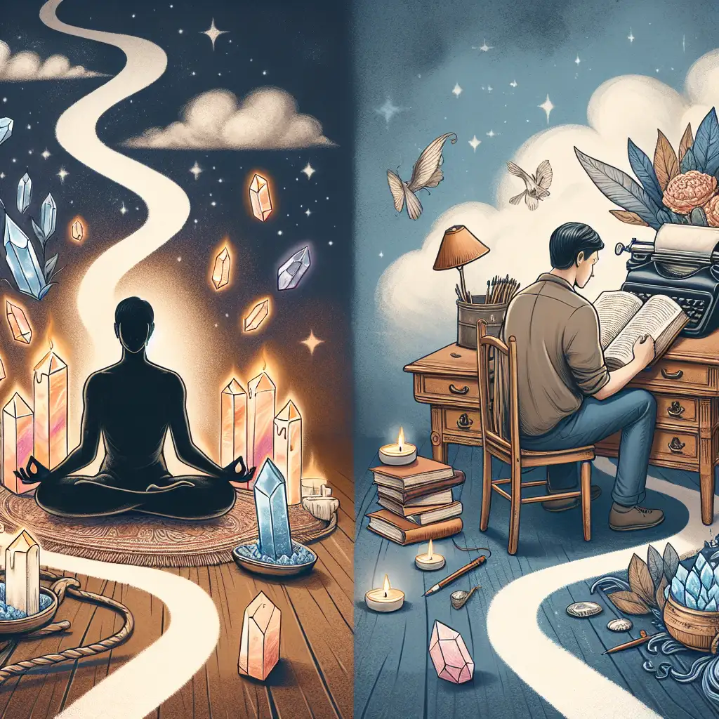Moet ik mijn spirituele praktijk herstarten of als auteur verder?