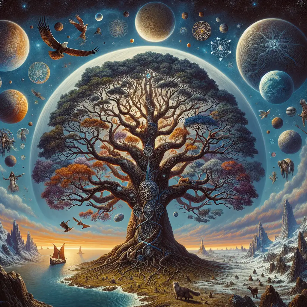 Wat is Yggdrasil, de wereldboom in de mythologie?