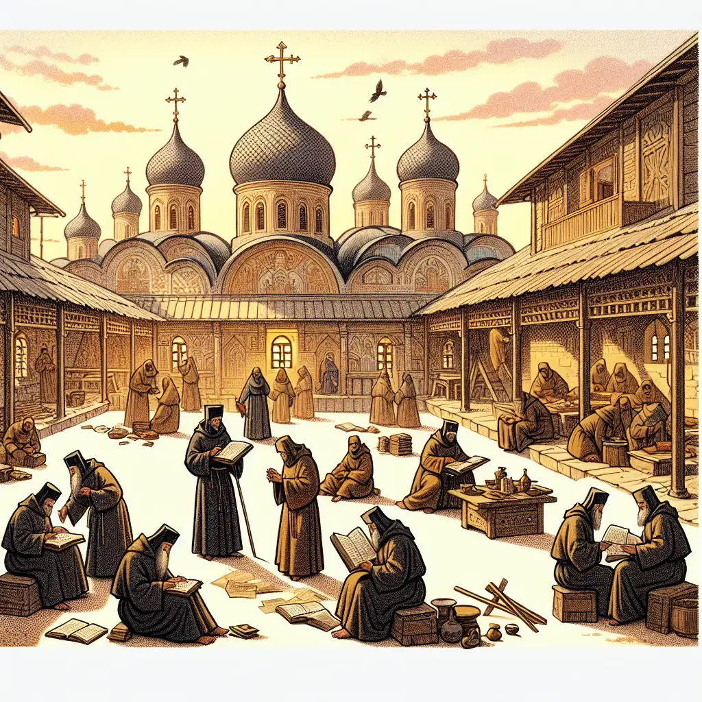 Wat was de betekenis van het kloosterleven in Kievan Rus?