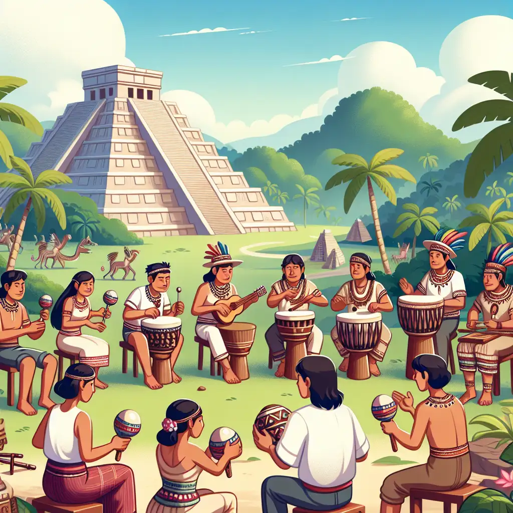 Wat was de betekenis van muziek in de Maya-cultuur?