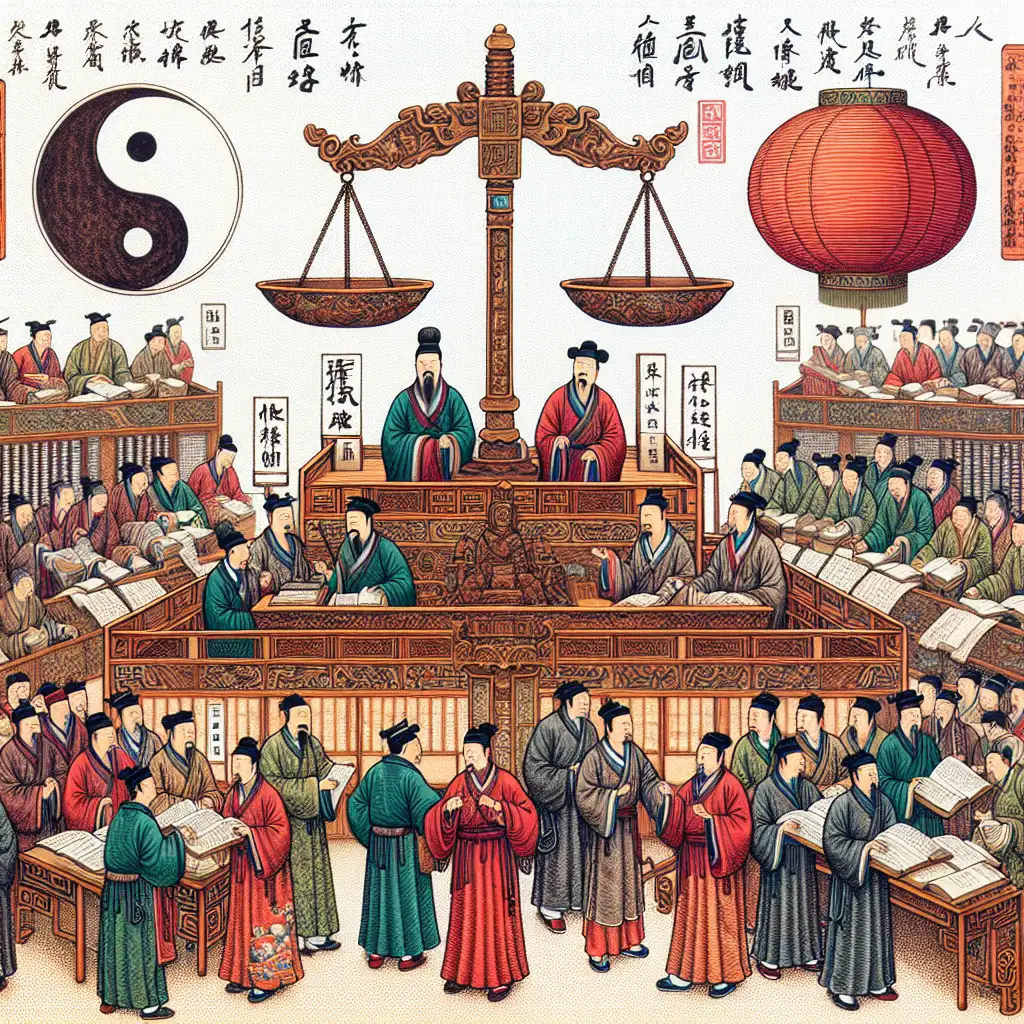 Wat was de invloed van het Chinese keizerlijke rechtssysteem?