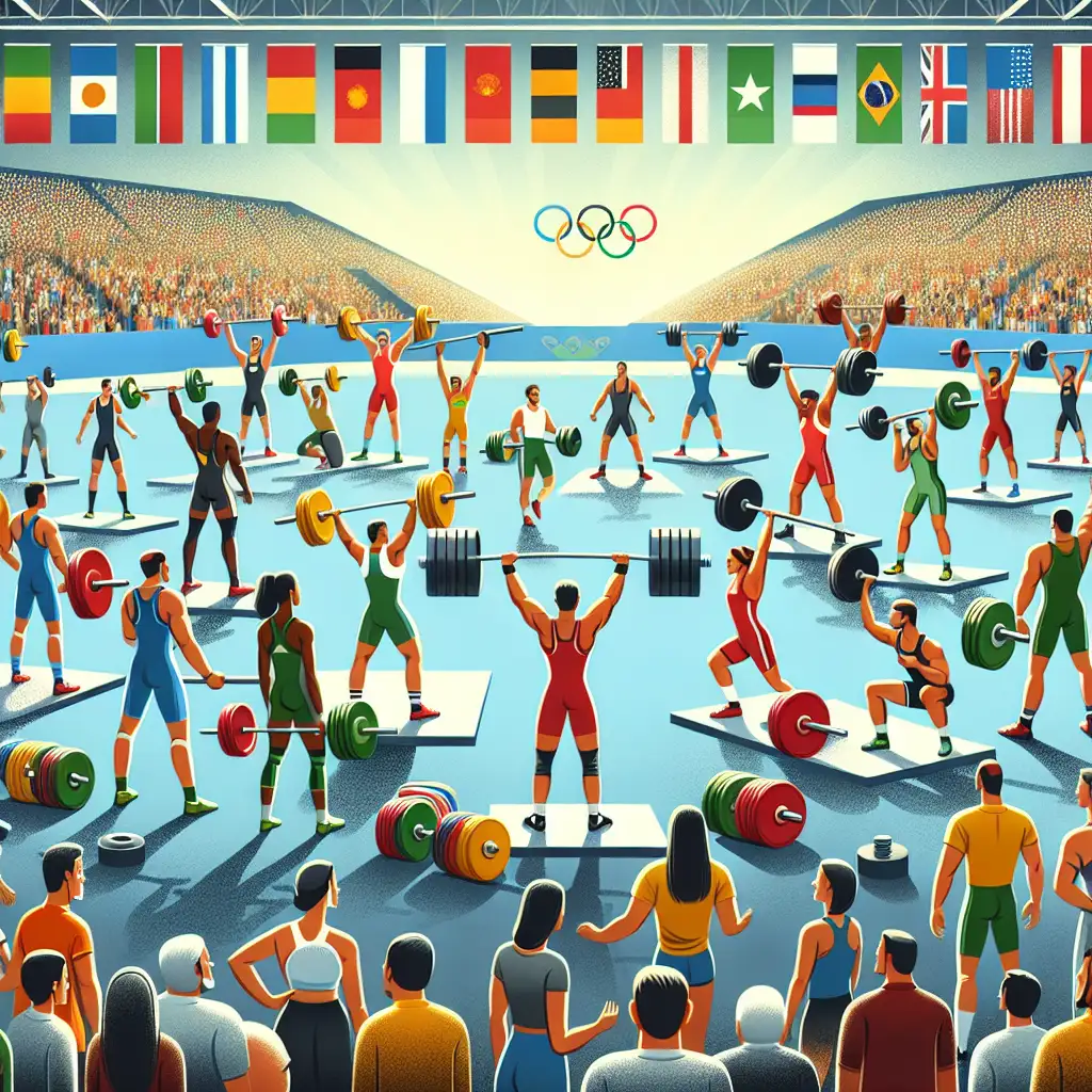 Wat was de rol van gewichtheffen in de moderne Olympische Spelen?