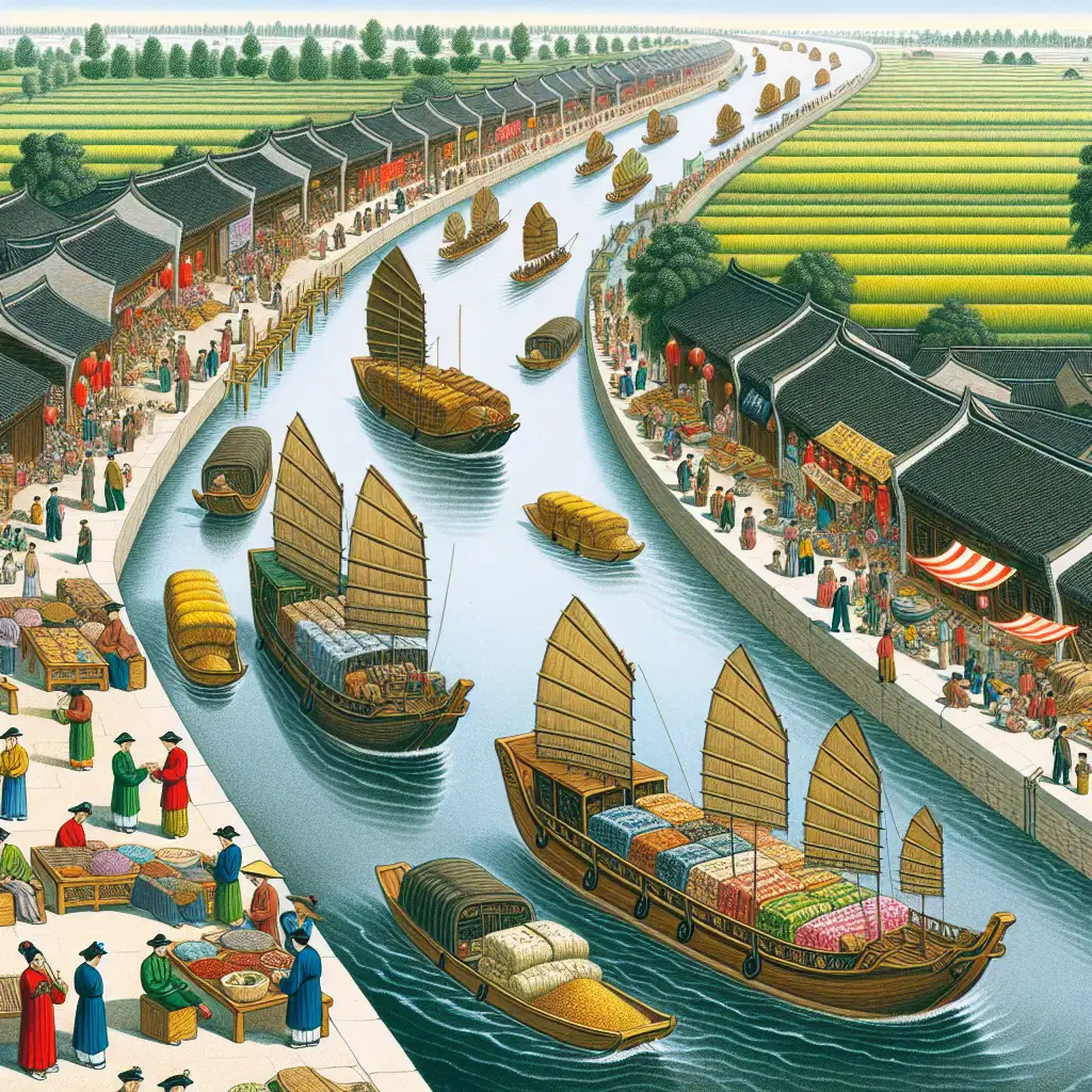 Wat was de rol van het Grote Kanaal in de Chinese economie?