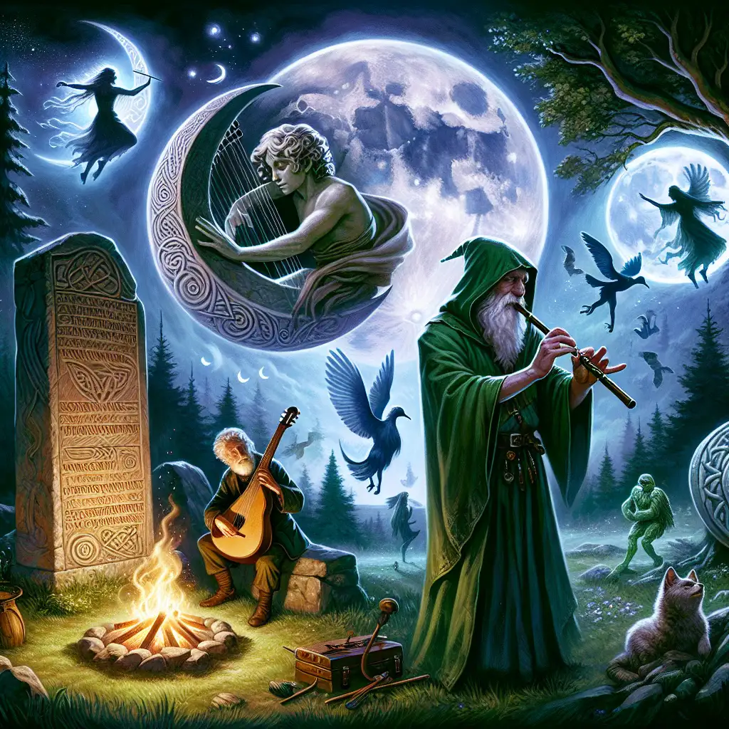 Wat was de rol van muziek in Keltische mythologie?