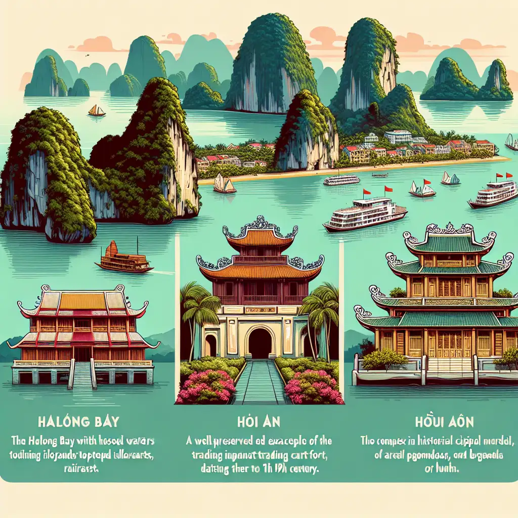 Wat zijn de top 3 bezienswaardigheden in Vietnam?