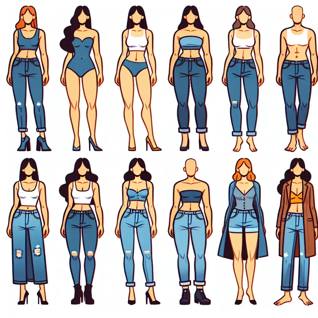Welke jeans bij welk figuur? Ontdek jouw perfecte pasvorm!