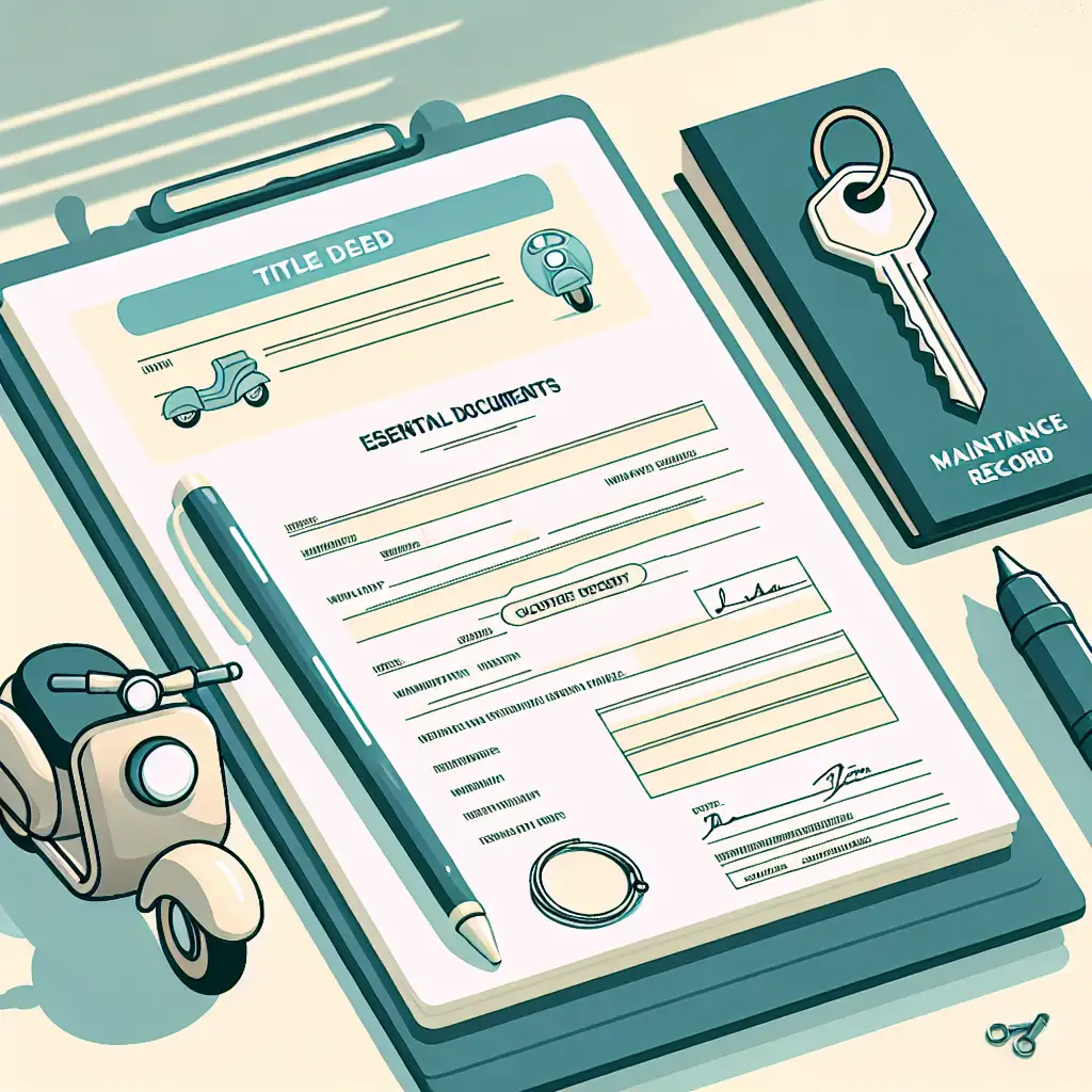 Welke papieren bij verkoop scooter? Essentiële documenten en tips!