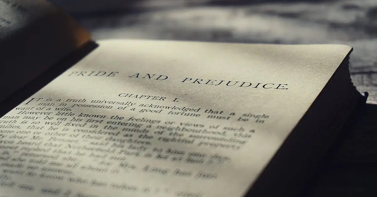 Wie is de auteur van Pride and Prejudice?