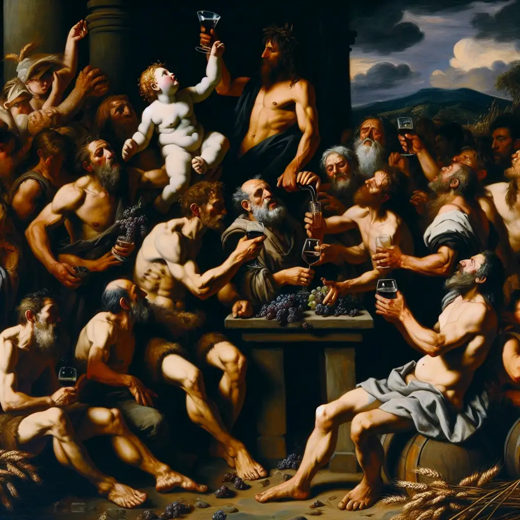 Wie is de kunstenaar van De Triumph van Bacchus?