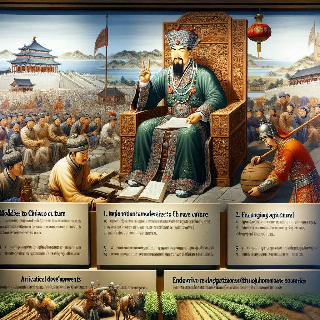 Hoe bracht Kublai Khan stabiliteit in China?
