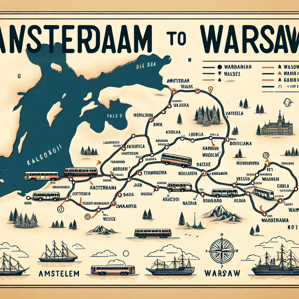 Hoe lang is het vanaf Amsterdam met de bus of trein naar Warschau? Ontdek het hier!