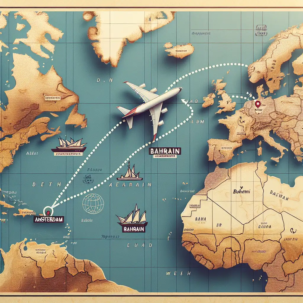 Hoe lang vlieg je van Amsterdam naar Bahrain International Airport (BAH)? Ontdek het hier!