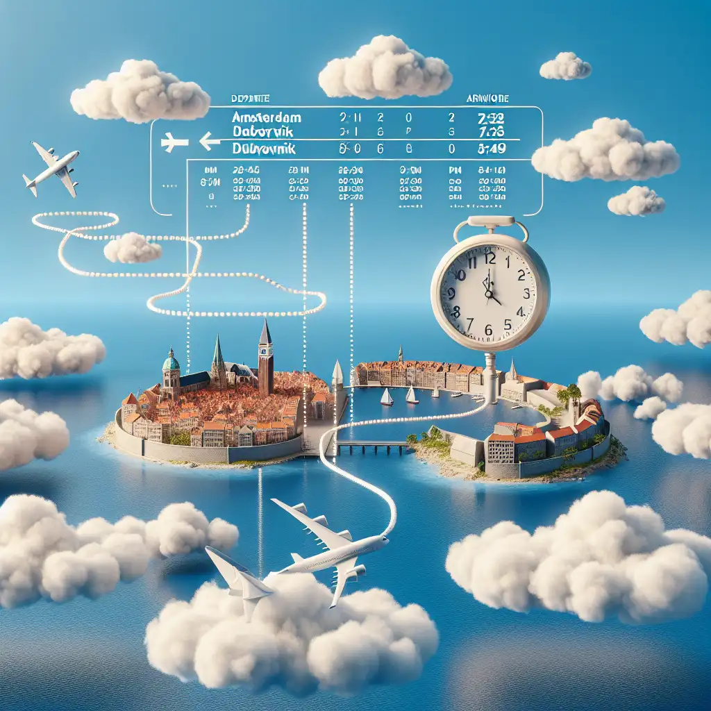 Hoe lang vlieg je van Amsterdam naar Dubrovnik Airport (DBV)? Ontdek het hier!