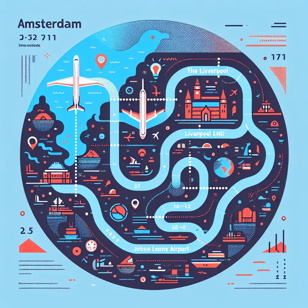 Hoe lang vlieg je van Amsterdam naar Liverpool John Lennon Airport (LPL)? Ontdek het hier!