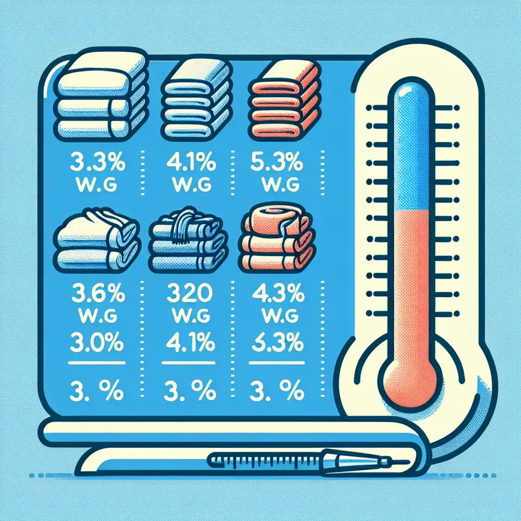 Hoeveel gram deken bij welke temperatuur? Ontdek het hier!