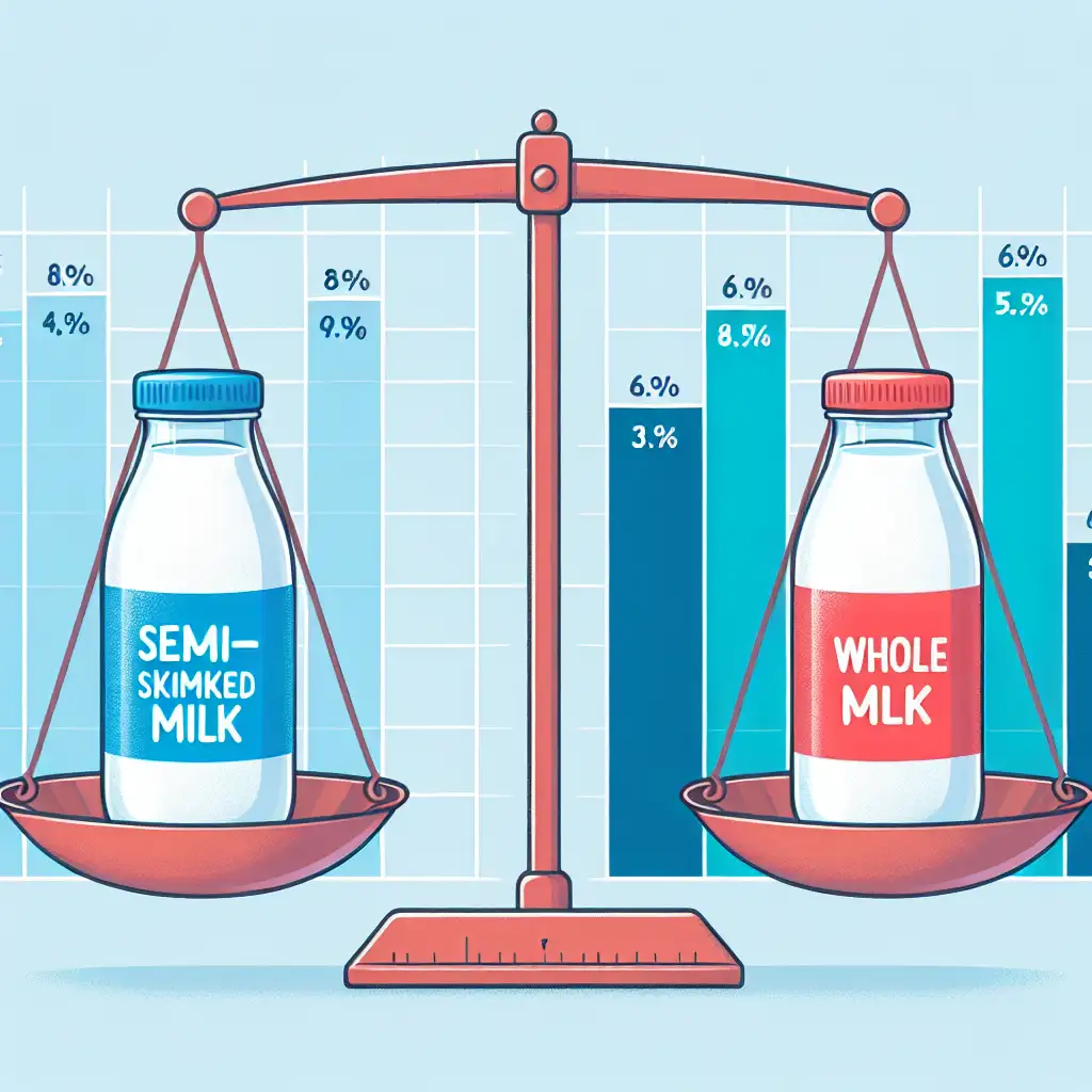 Welke melk is beter voor de groei: half of vol?