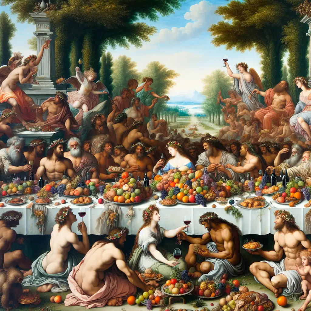 Wie schilderde Het Feestmaal van de Goden?