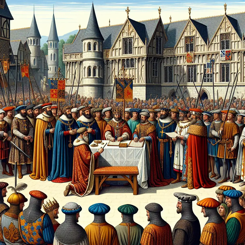 Hoe illustreert de oorkonde van 1127 feodale verhoudingen?