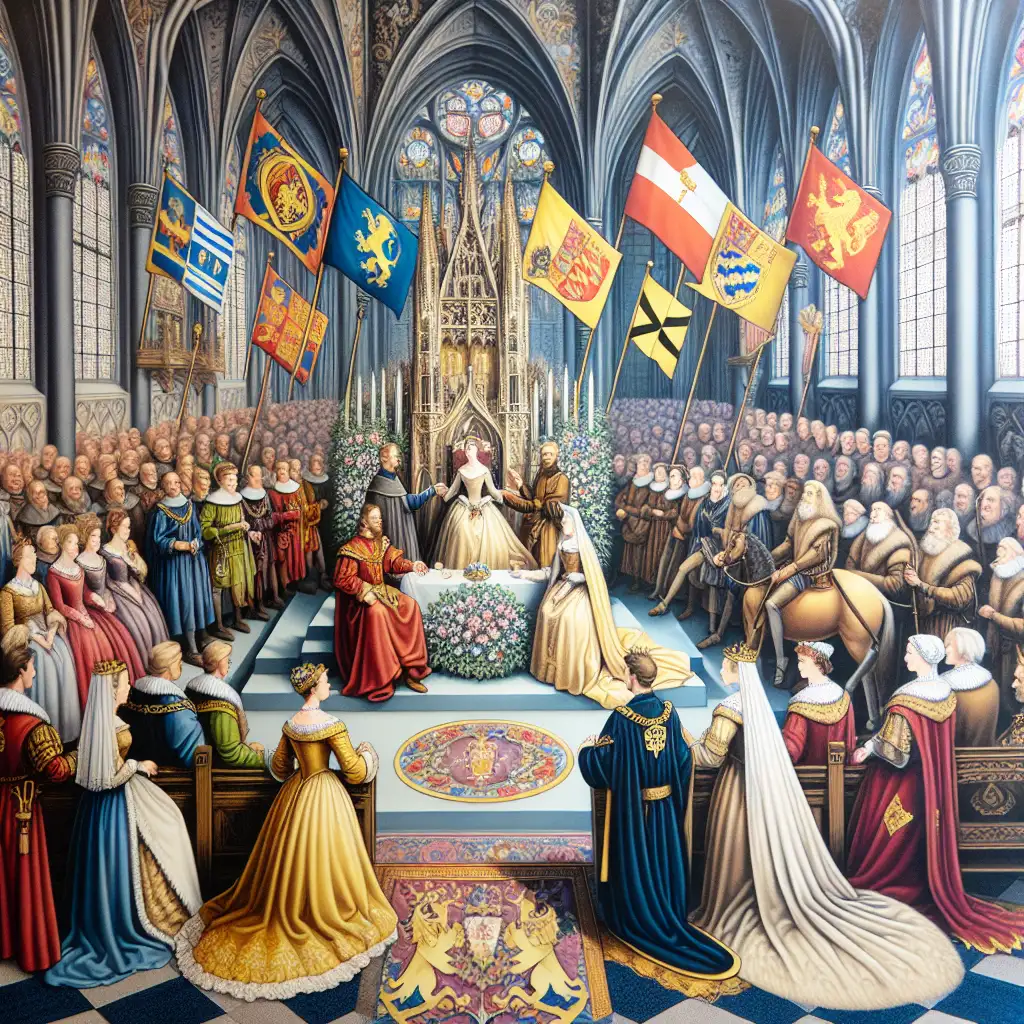 Wat was de rol van de staten van Vlaanderen in Maria's huwelijk?