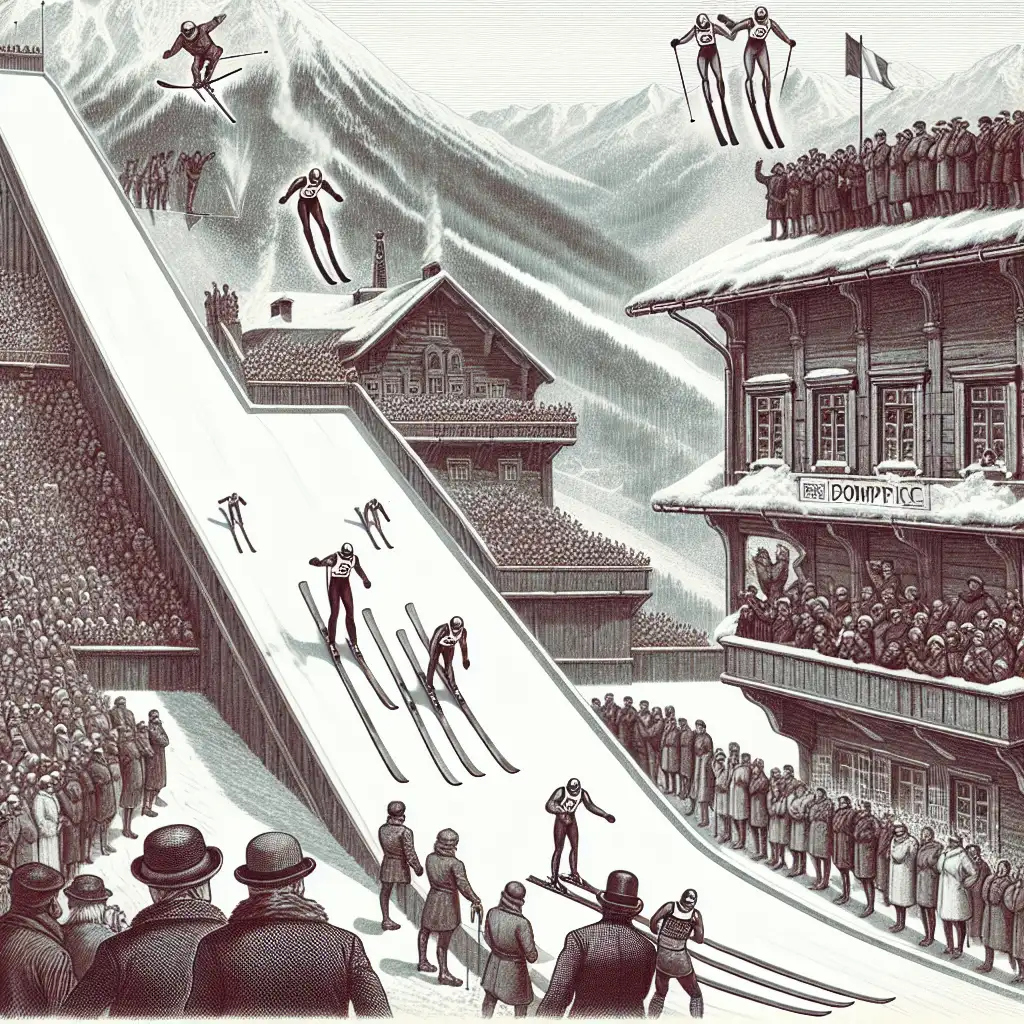 Sinds wanneer doet schansspringen mee aan de Olympische Spelen?