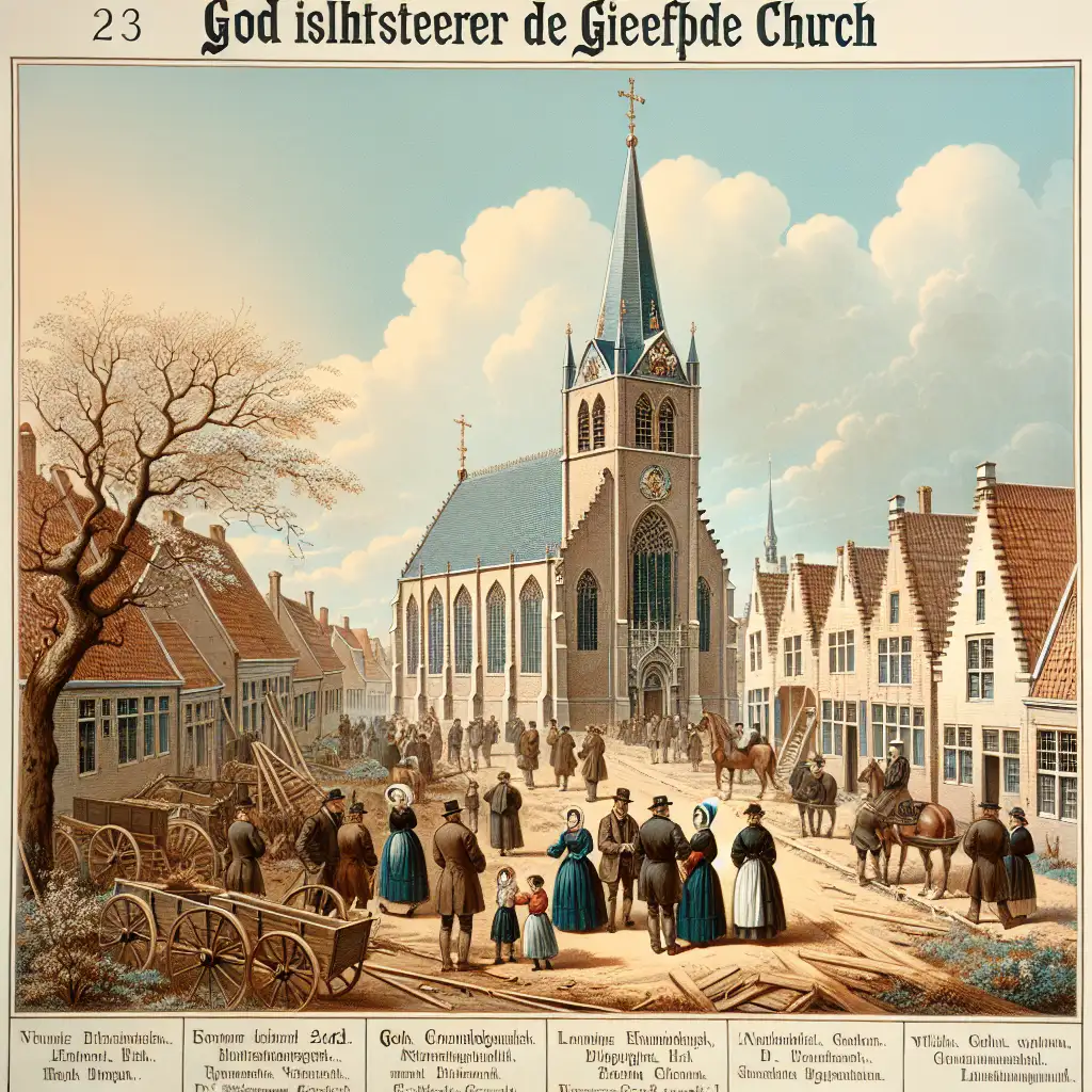 Waarom is de hervormde kerk 'God is Liefde' pas in 1845 gebouwd?